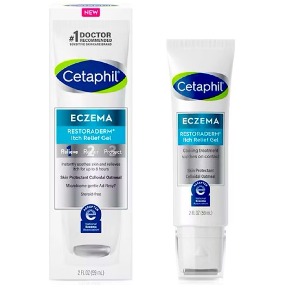 New in Box Cetaphil Cetaphil Eczema Restoraderm Itch Relief Gel